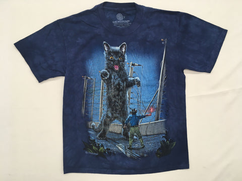Cats- Jurassic Park Kitty Mountain T-Shirt