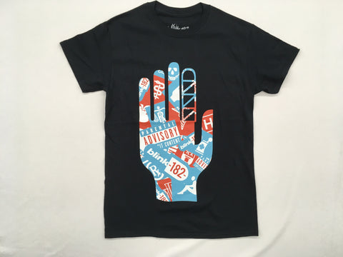 Blink 182 - Sticker Hand Shirt
