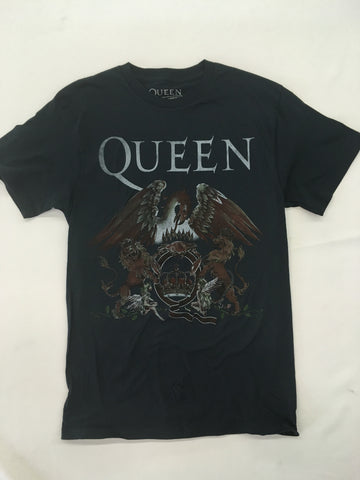 Queen - Colored Logo Blue Shirt