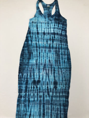 Tie Dye Maxi Dress: Size Small