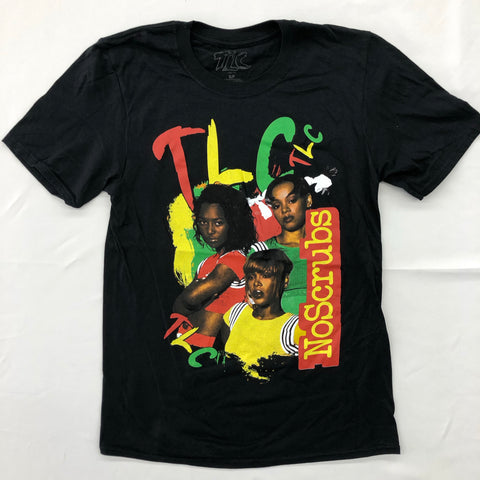TLC - No Scrubs Black Shirt