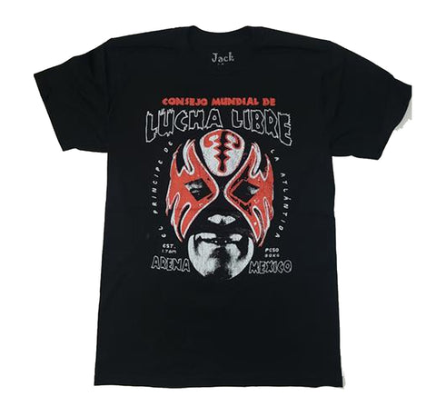 Lucha Libre- Red Mask Novelty Shirt