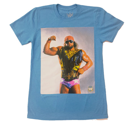 WWE- Macho Man Randy Savage Blue Shirt