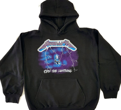 Metallica - Ride The Lightning Pull Over Hoodie