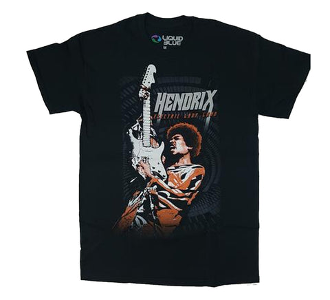 Hendrix, Jimi - Electric Lady Land Orange Jimi Liquid Blue Shirt