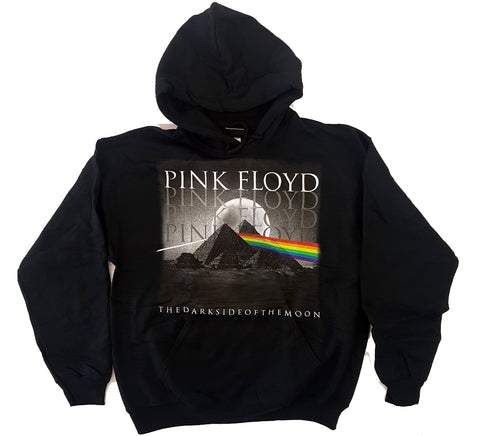 Pink Floyd - Dark Side Moon Over Pyramid Liquid Blue Hoodie
