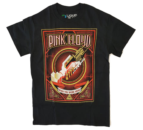 Pink Floyd - Wish You Were Here Poster Liquid Blue Shirt