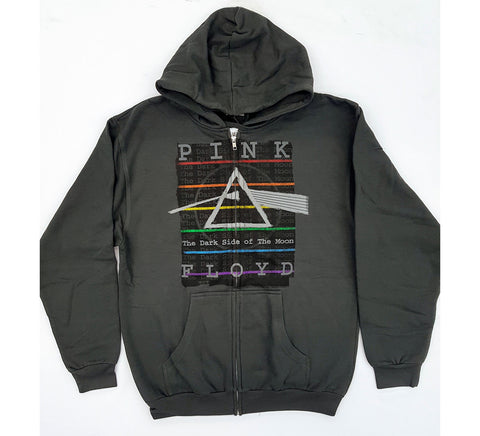 Pink Floyd - Dark Side Grey Liquid Blue Zip-Up Hoodie