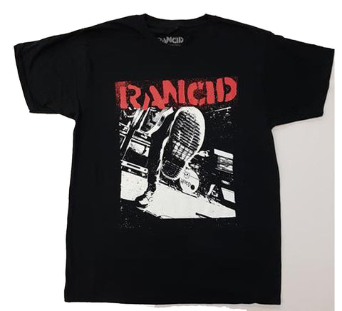 Rancid - Black & White Boot Shirt