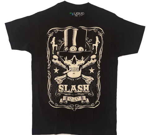 Slash - Since 1965 Top Hat Skull And Crossbones Shirt